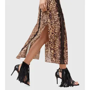 AllSaints Melia Leopard Print Maxi Dress